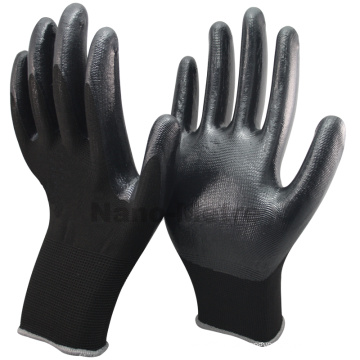 NMSAFETY 13 G Schwarze Nitril-beschichtete Handschuhe